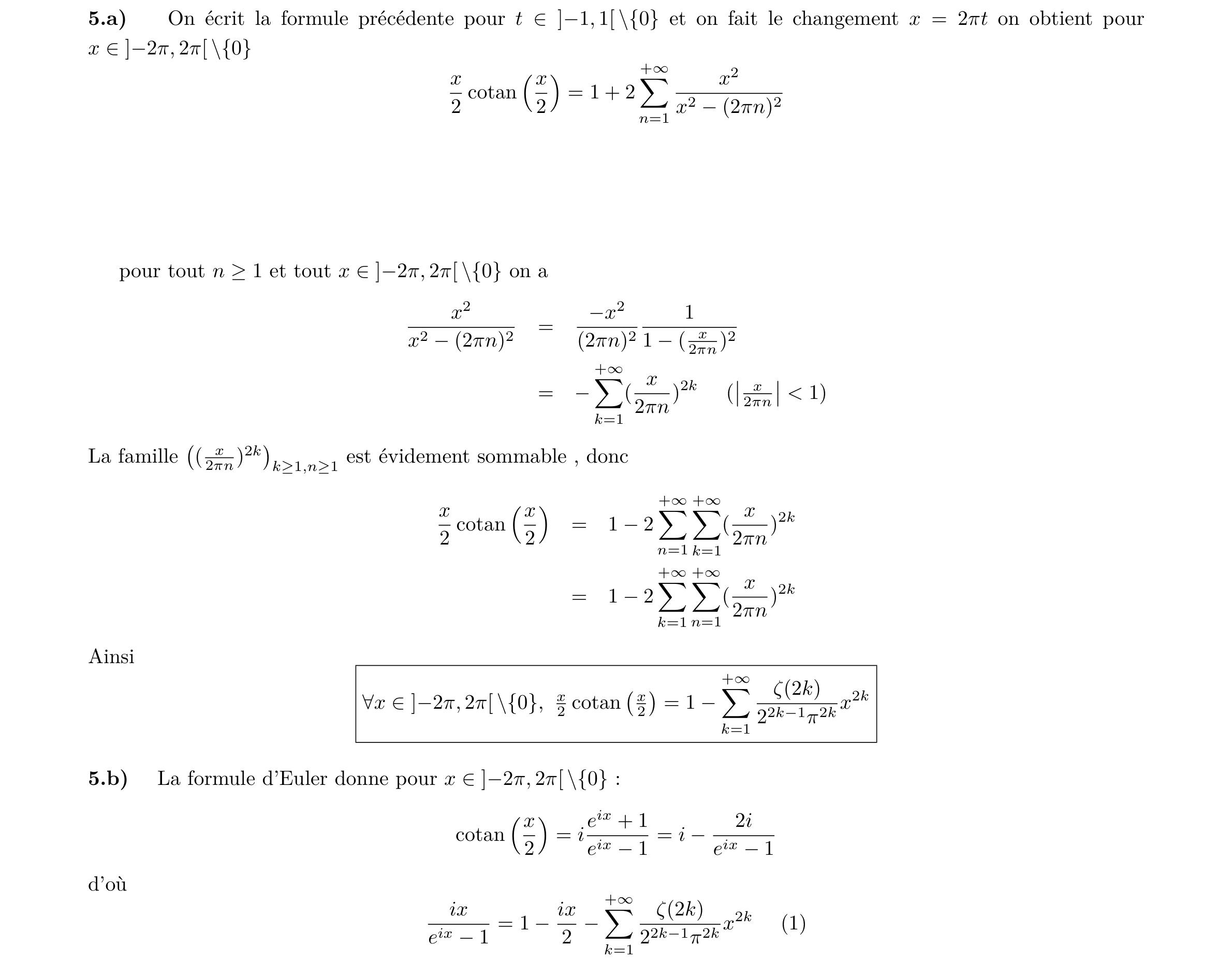 Corrigé X-ENS MP 2022 Maths B